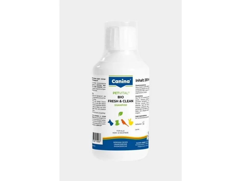 Canina Petvital Bio Fresh & Clean šampon 200ml Poslední Šance