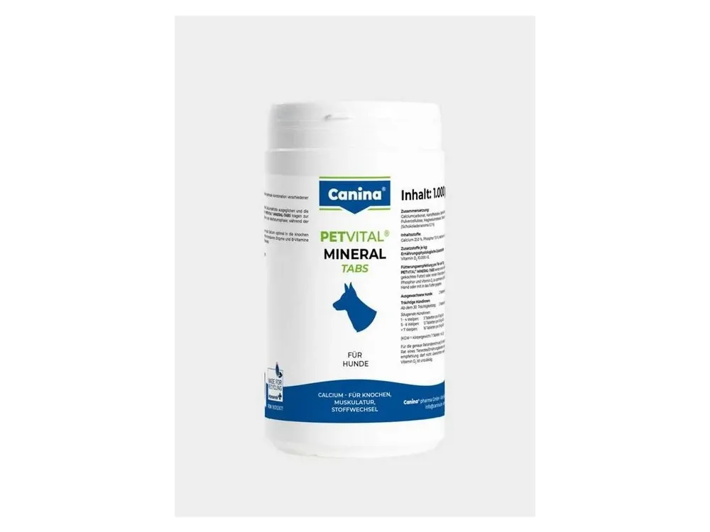 Sleva Canina Petvital Mineral Tabs 1000g (500tbl)