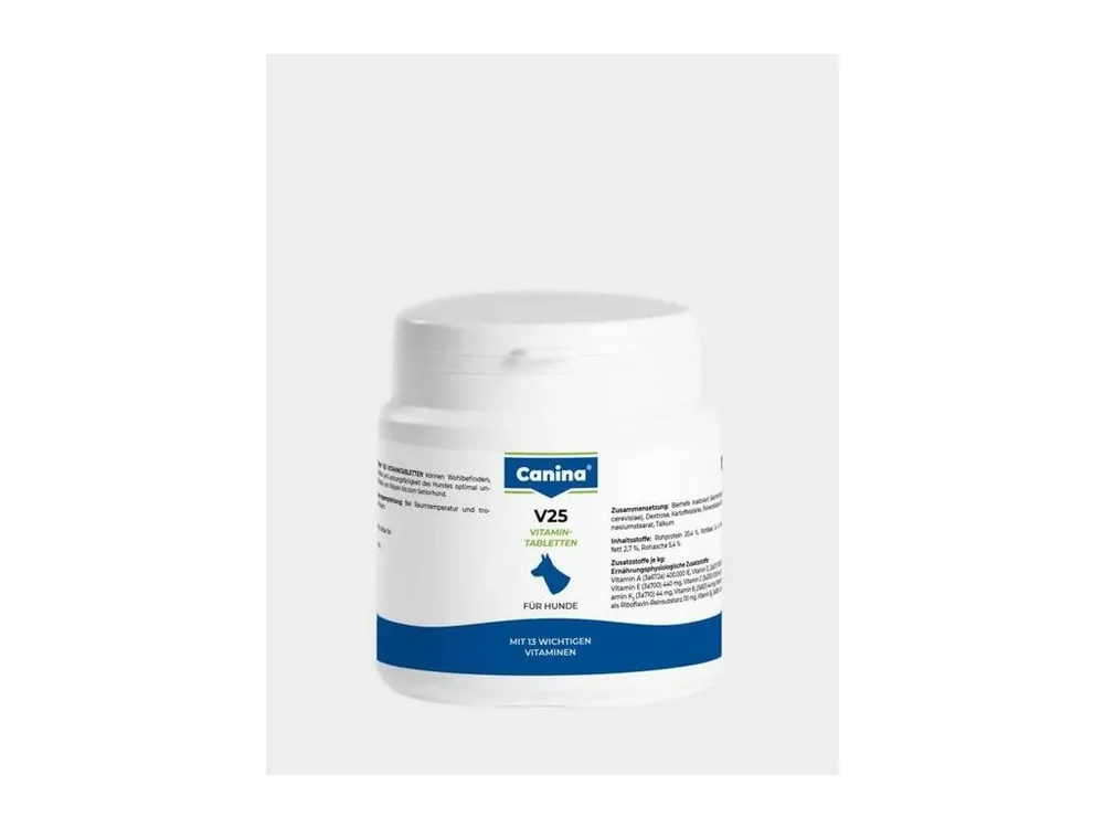 Canina V25 Vitamin Tabs 100 g Rychlé Dodání