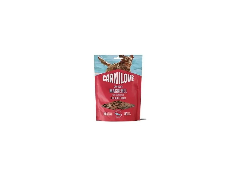 Carnilove Dog Crunchy Snack Mackerel+Raspberries 200g Zlevněný