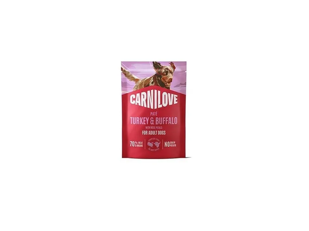 Carnilove Dog Pouch Paté Turkey&Buffalo+Rose 300g Must-Have