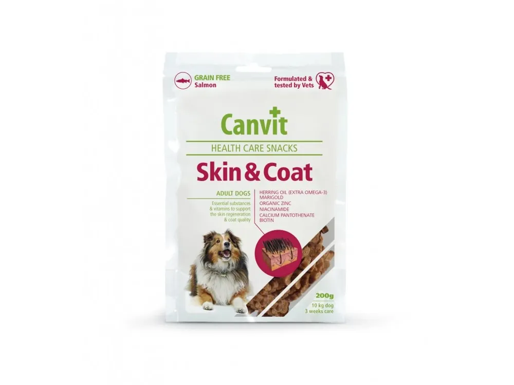Cenový Hit Canvit Snacks Skin & Coat 200g