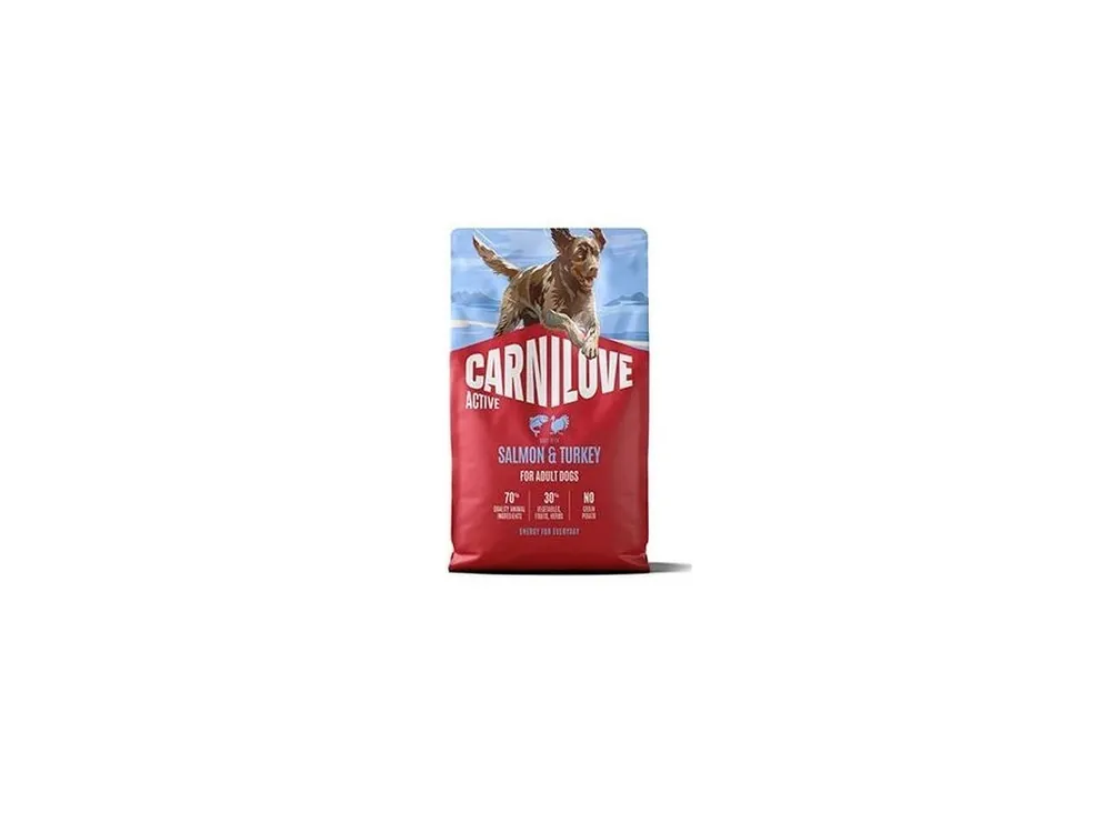 Carnilove Dog Active Dry Salmon&Turkey Adult AB 4kg Levný