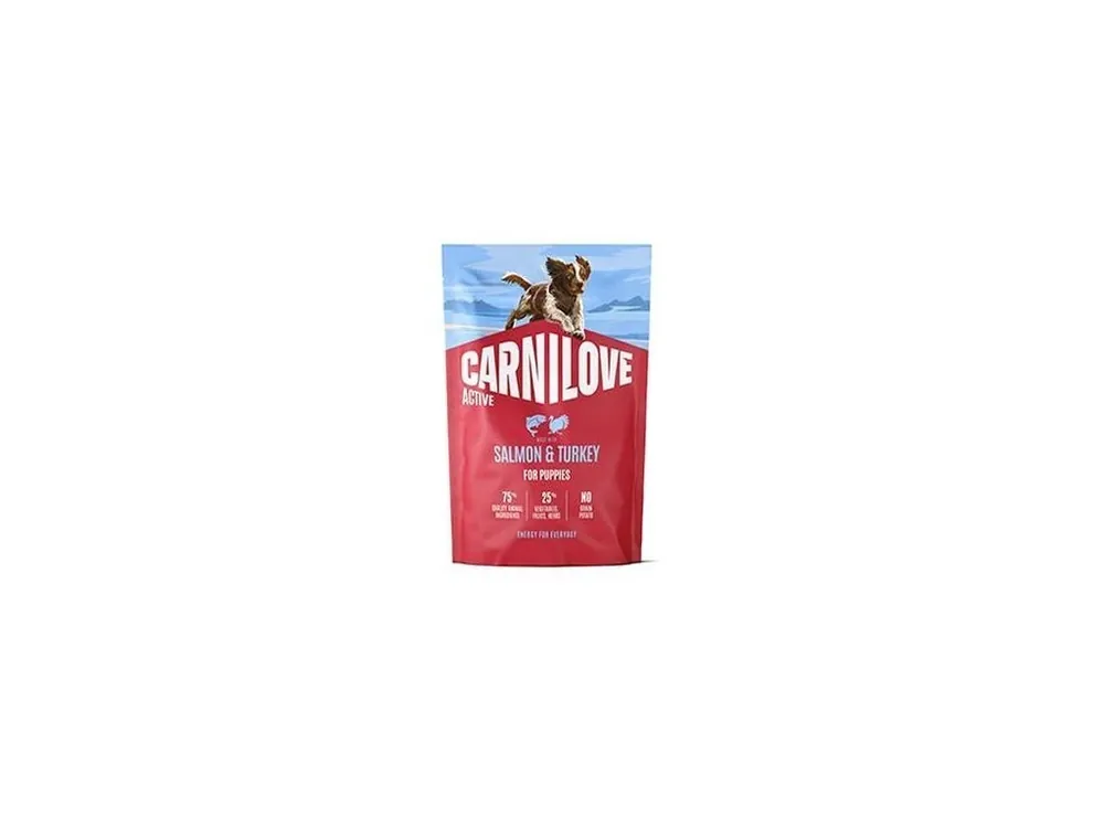 Ověřený Carnilove Dog Active Dry Salmon&Turkey Puppies 1,5kg