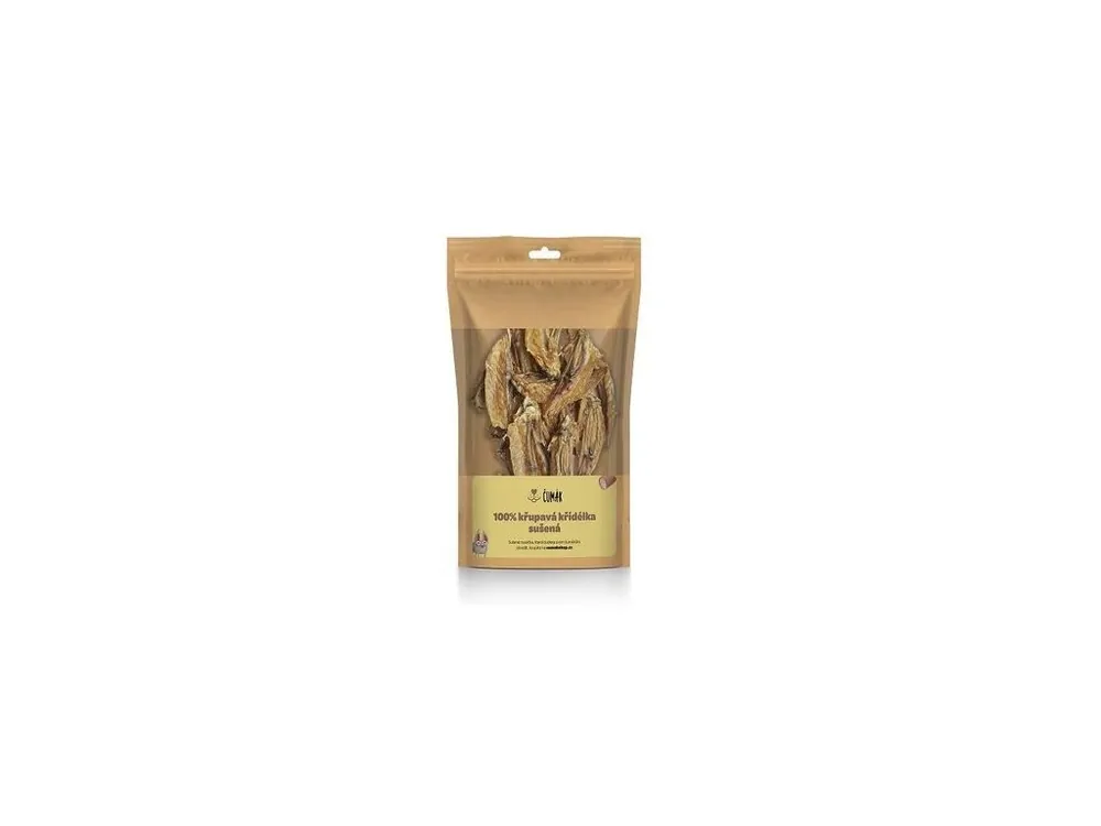 ČUMÁK - 100% křupavá kuřecí křidélka, sušená 50g Kup Teď