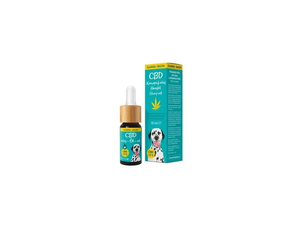 CBD slaninové kapky pro psy 10 % 10 ml Sleva