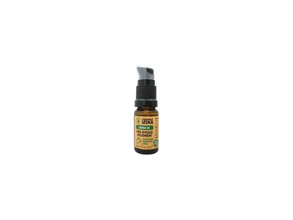 Dokonalá láska 50 Pro rychlé zklidnění - 20 ml Speciální Cena