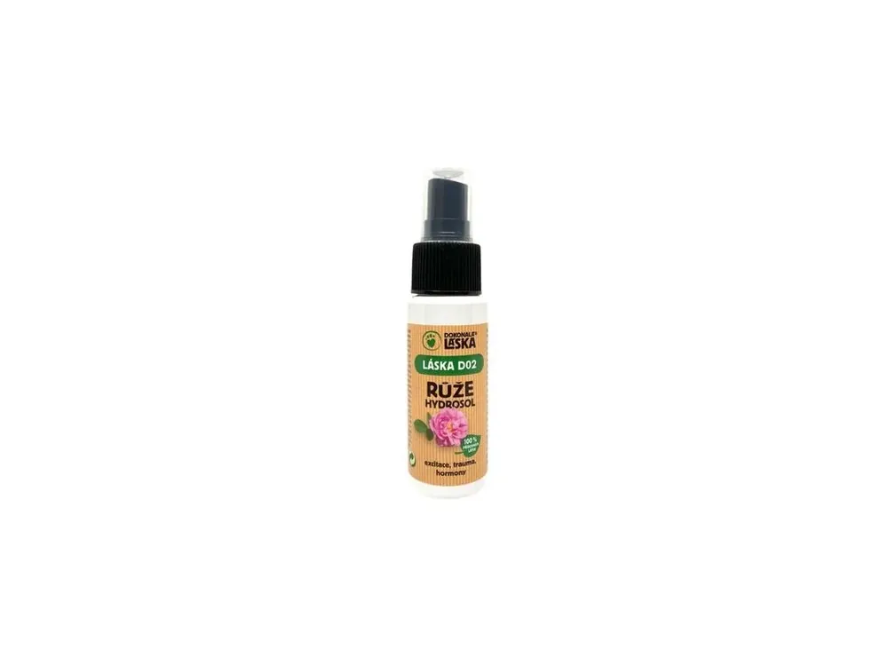Nejlepší Cena DOKONALÁ LÁSKA D02 Růže hydrosol 50ml