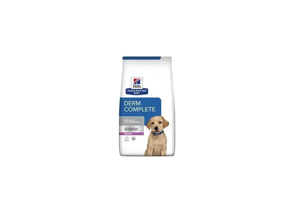 Hills Can. PD Derm Complete Puppy 4kg Rychlé Dodání