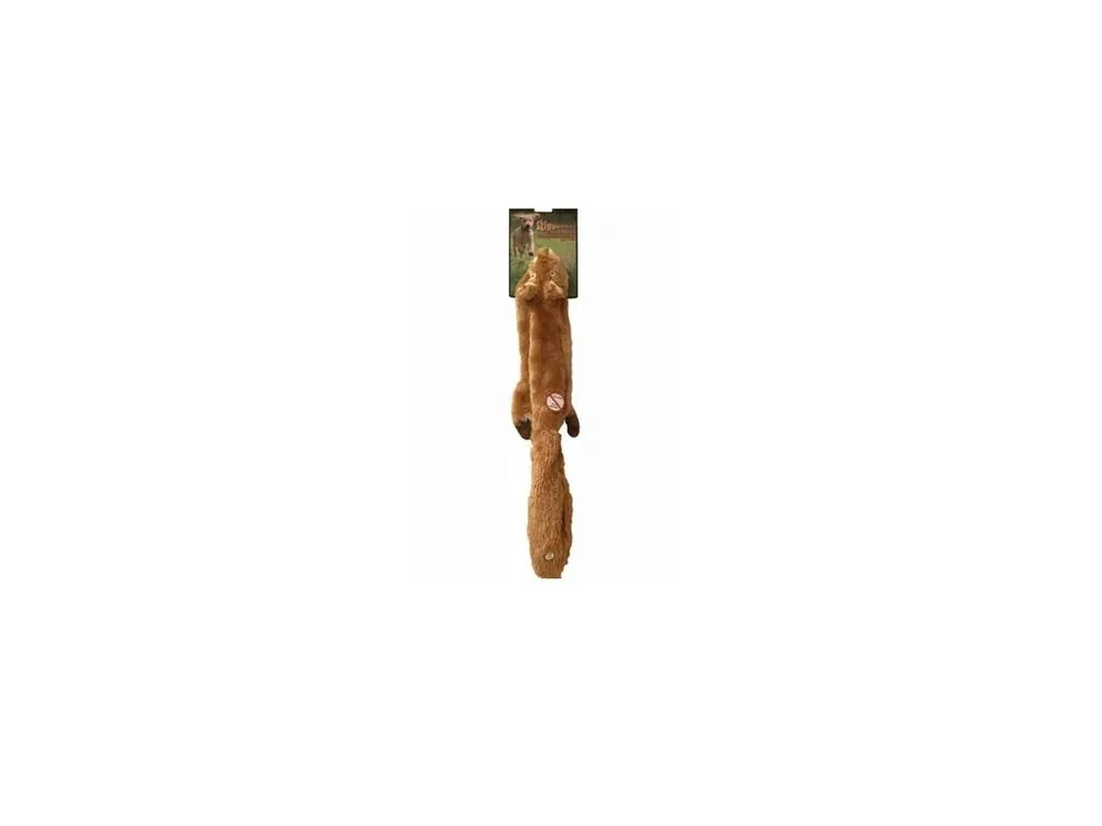 Hračka pes Veverka pískací 38cm Skinneeez Finální Výprodej