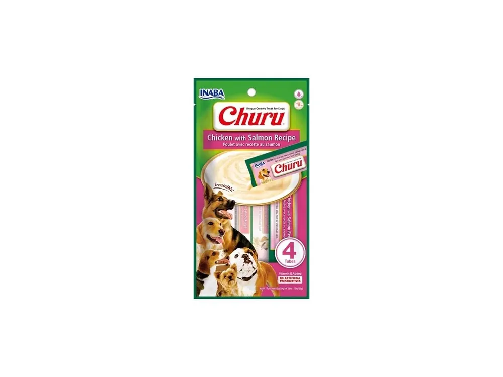 Churu Dog Chicken with Salmon 4x14g Nová Kolekce