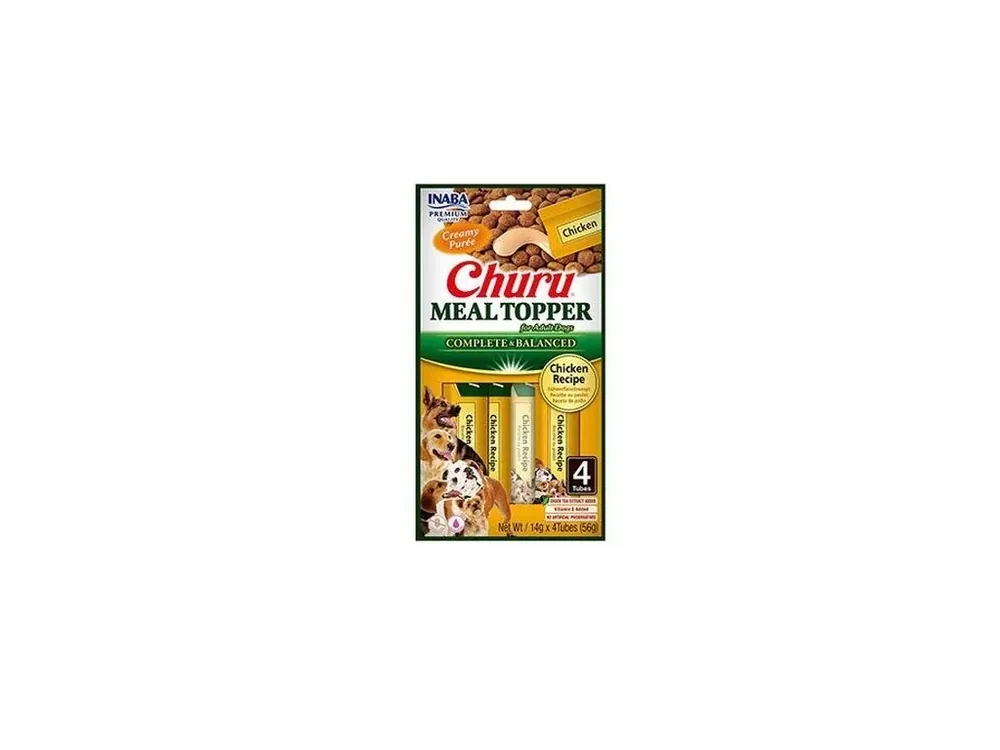 Churu Dog Meal Topper Chicken Recipe 4x14g Finální Výprodej