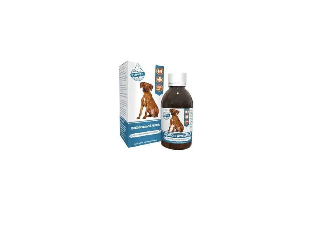 Močopohlavní aparát sirup pro psy TOPVET 200ml Sezónní Sleva