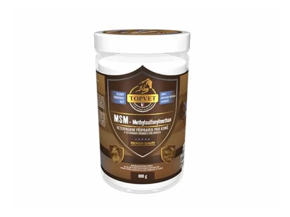 Nakupujte Hned MSM pro koně Topvet 800g