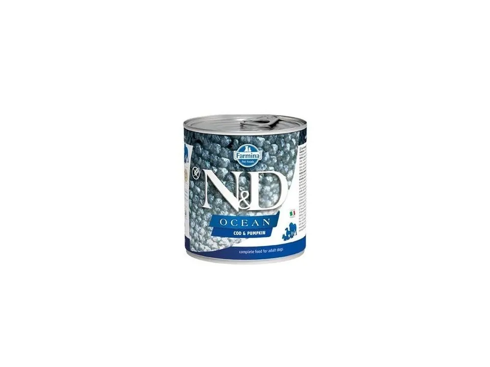 N&D DOG konz. OCEAN Adult Codfish & Pumpkin 285g Přímo Od Výrobce