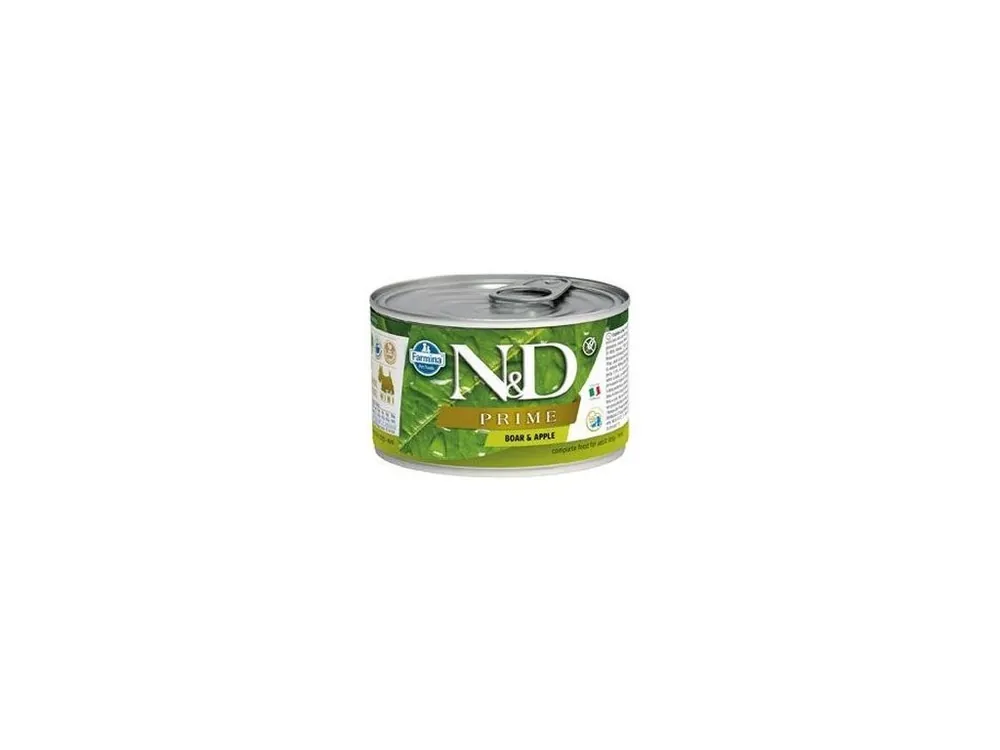 N&D DOG konz. PRIME Adult Boar & Apple Mini 140g Horká Nabídka