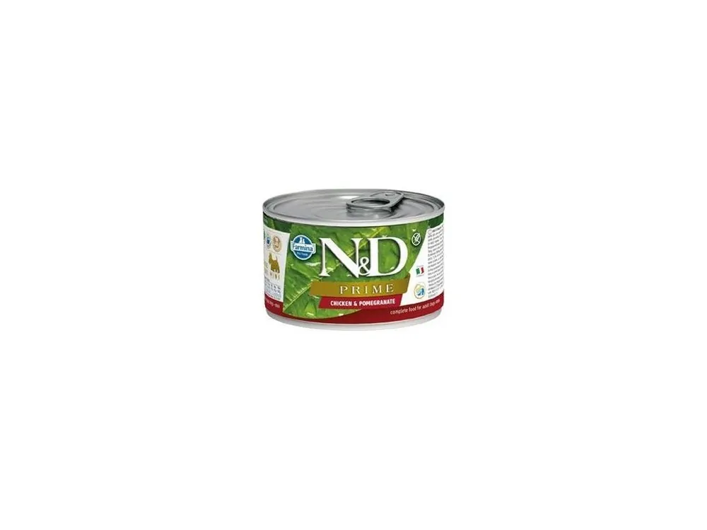 Expresní Doručení N&D DOG konz. PRIME Adult Chicken & Pomegranate Mini 140g
