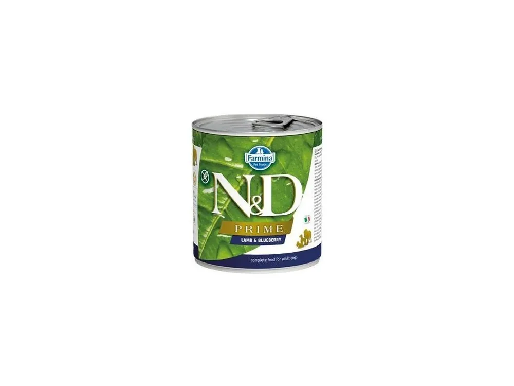 N&D DOG konz. PRIME Adult Lamb & Blueberry 285g Must-Have