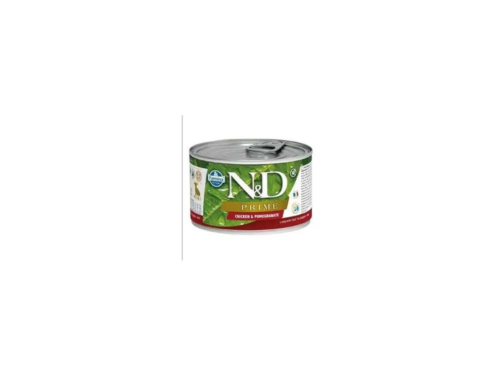 N&D DOG konz. PRIME Puppy Chicken & Pomegranate Mini 140g Vrácení Zdarma