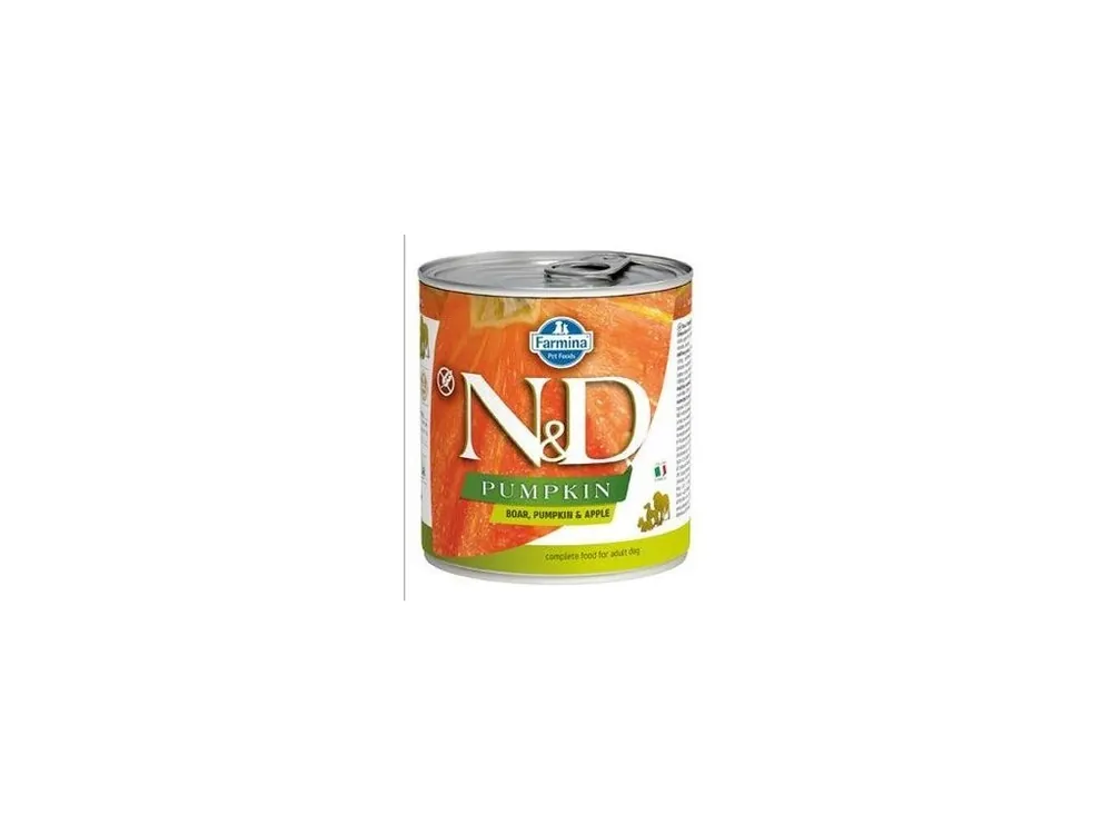 Dokud Zásoby Vydrží N&D DOG konz. PUMPKIN Adult Boar & Apple 285g