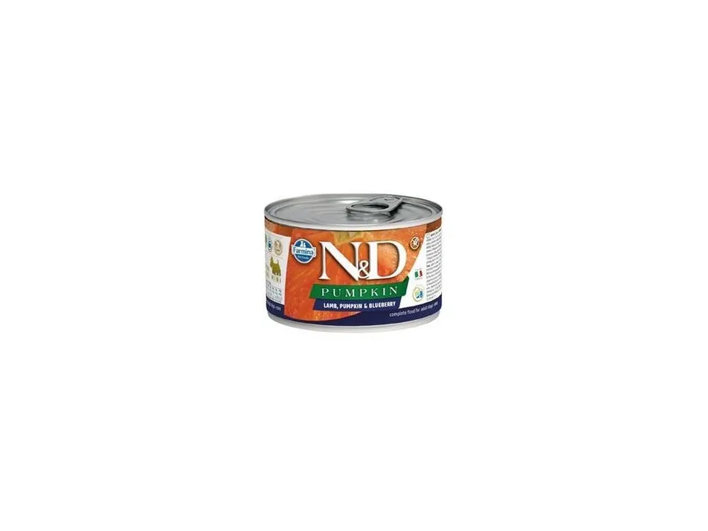 N&D DOG konz. PUMPKIN Adult Lamb & Blueberry Mini 140g Hit Sezóny