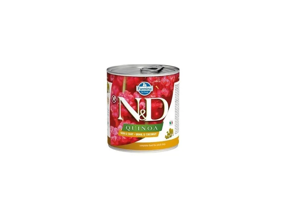 N&D DOG konz. QUINOA Quail & Coconut 285g Sleva