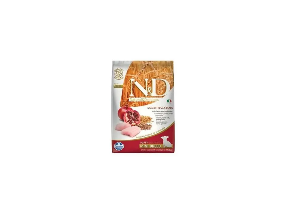 Oblíbený N&D DOG LG Puppy Mini Chicken & Pomegranate 7kg