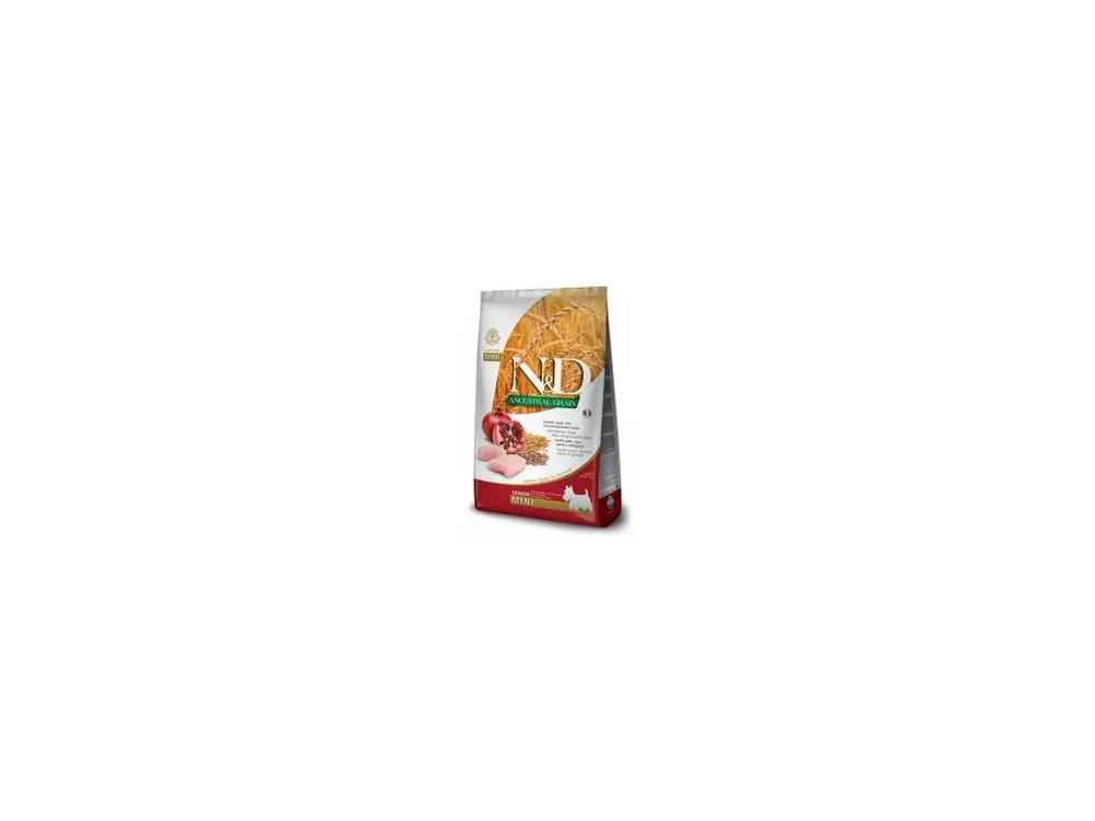 Ověřený N&D DOG LG Senior Mini Chicken & Pomegranate 2,5kg
