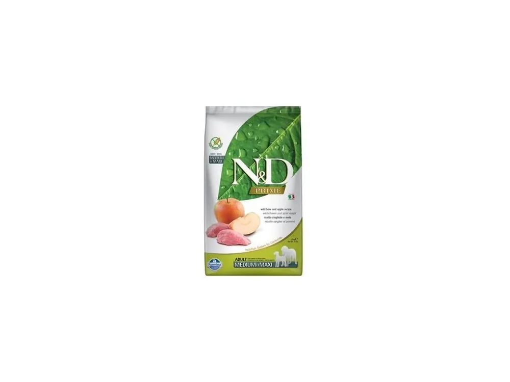 Top Prodej N&D DOG PRIME Adult M/L Boar & Apple 2,5kg