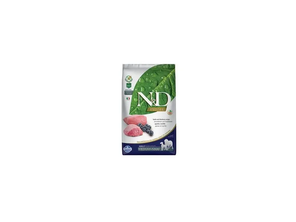 N&D DOG PRIME Adult M/L Lamb & Blueberry 2,5kg Sezónní Sleva
