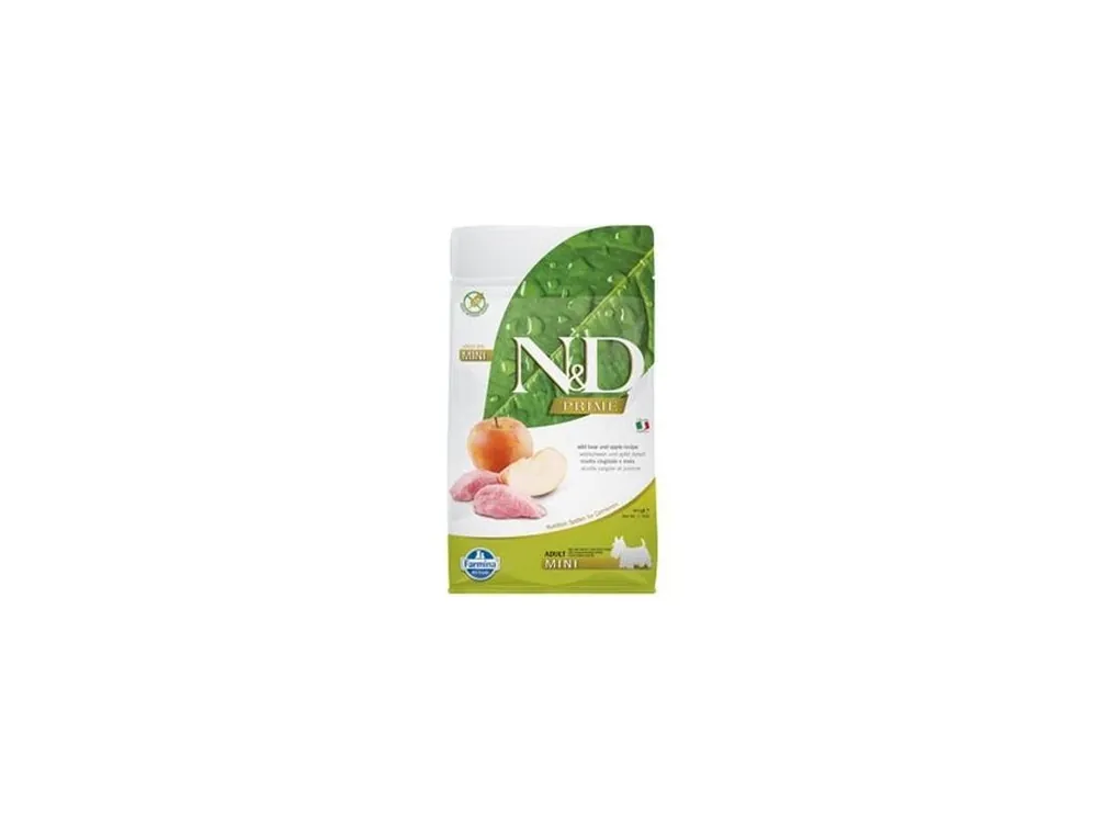 N&D DOG PRIME Adult Mini Boar & Apple 800g Expresní Doručení