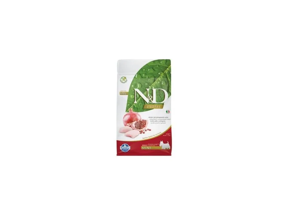 Nejprodávanější N&D DOG PRIME Adult Mini Chicken&Pomegranate 800g