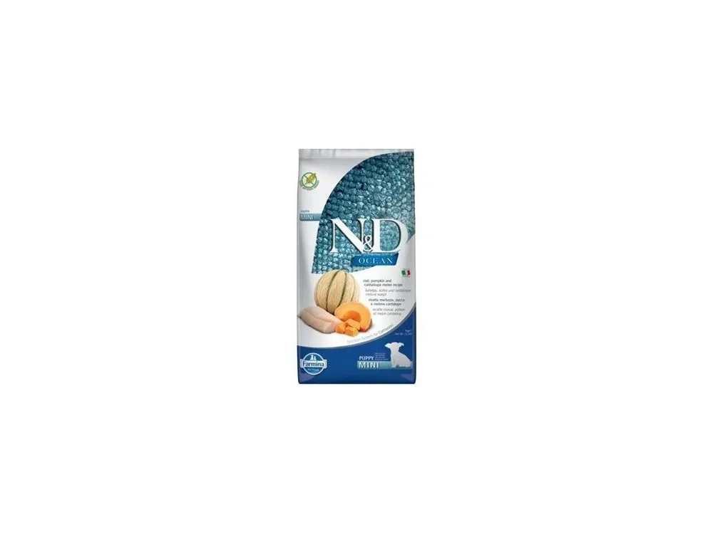N&D DOG OCEAN GF Puppy Mini Codfish&Pumpkin&Melon 7kg Výhodná Nabídka