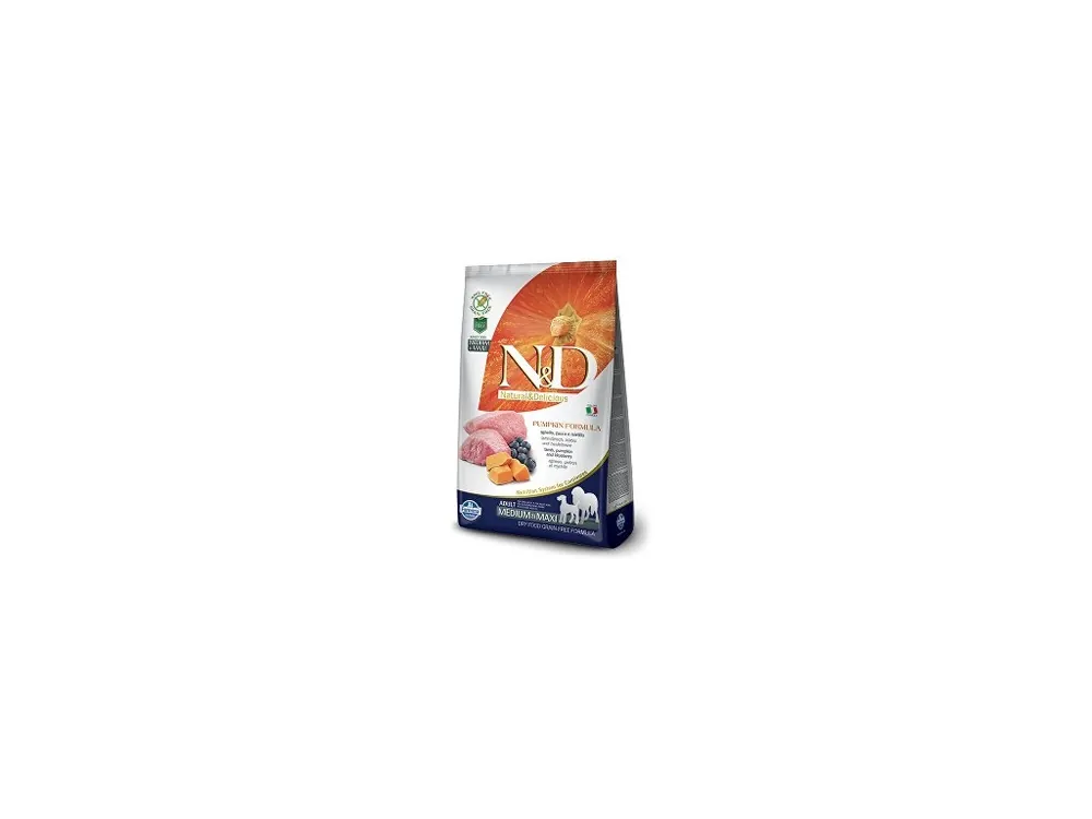 Poslední Šance N&D DOG PUMPKIN Adult M/L Lamb & Blueberry 2,5kg