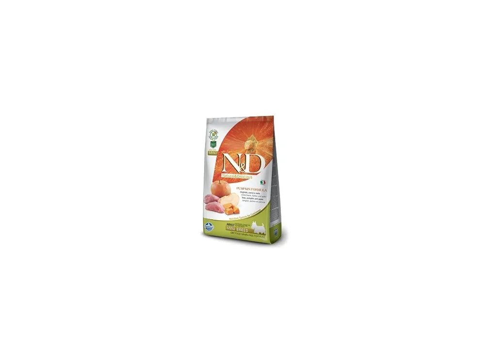 Expresní Doručení N&D DOG PUMPKIN Adult Mini Boar & Apple 2,5kg