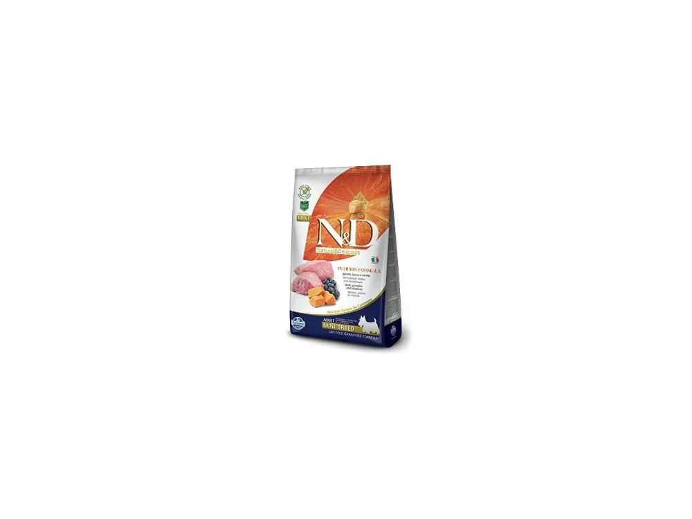 N&D DOG PUMPKIN Adult Mini Lamb & Blueberry 7kg Originální