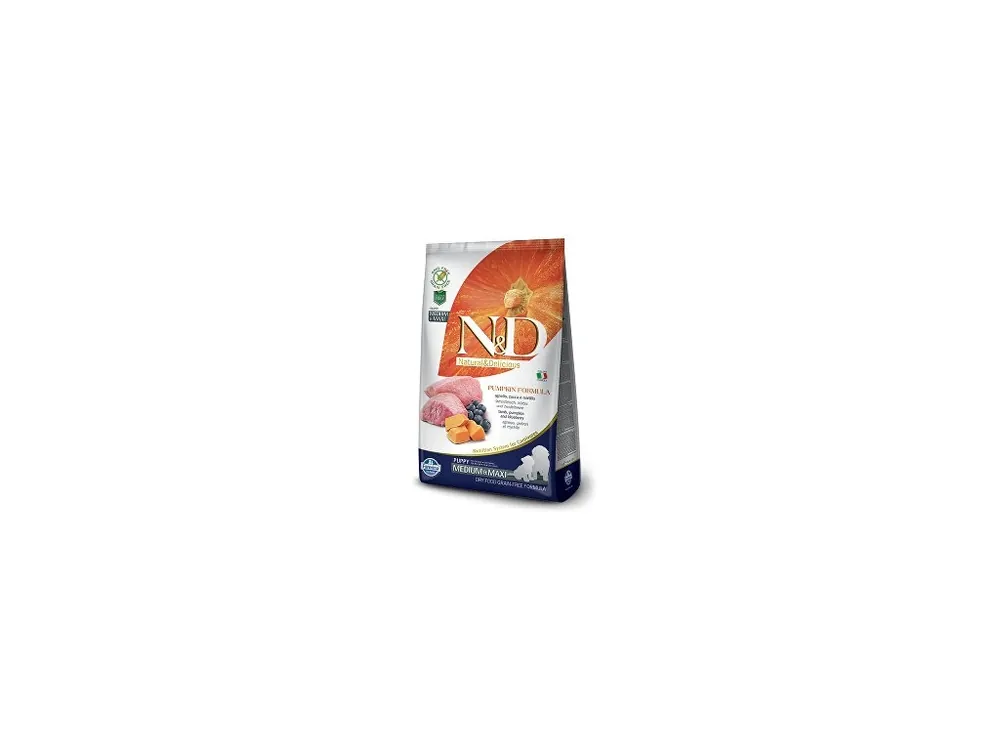 Akční Cena N&D DOG PUMPKIN Puppy M/L Lamb & Blueberry 2,5kg