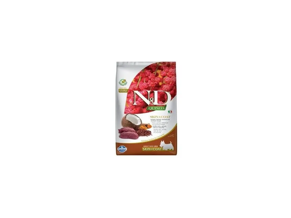 N&D DOG QUINOA Skin&Coat Venison & Coconut Mini 2,5g Sleva