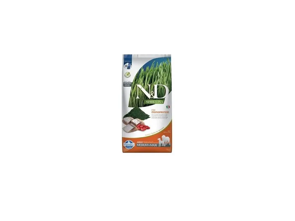 N&D DOG SPIRULINA Adult M/L Herring & Wolfberry 7kg Objednat Nyní