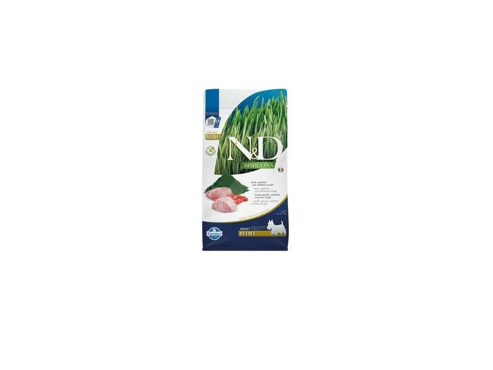 N&D DOG SPIRULINA Adult Mini Lamb & Wolfberry 2kg Nejlepší Volba