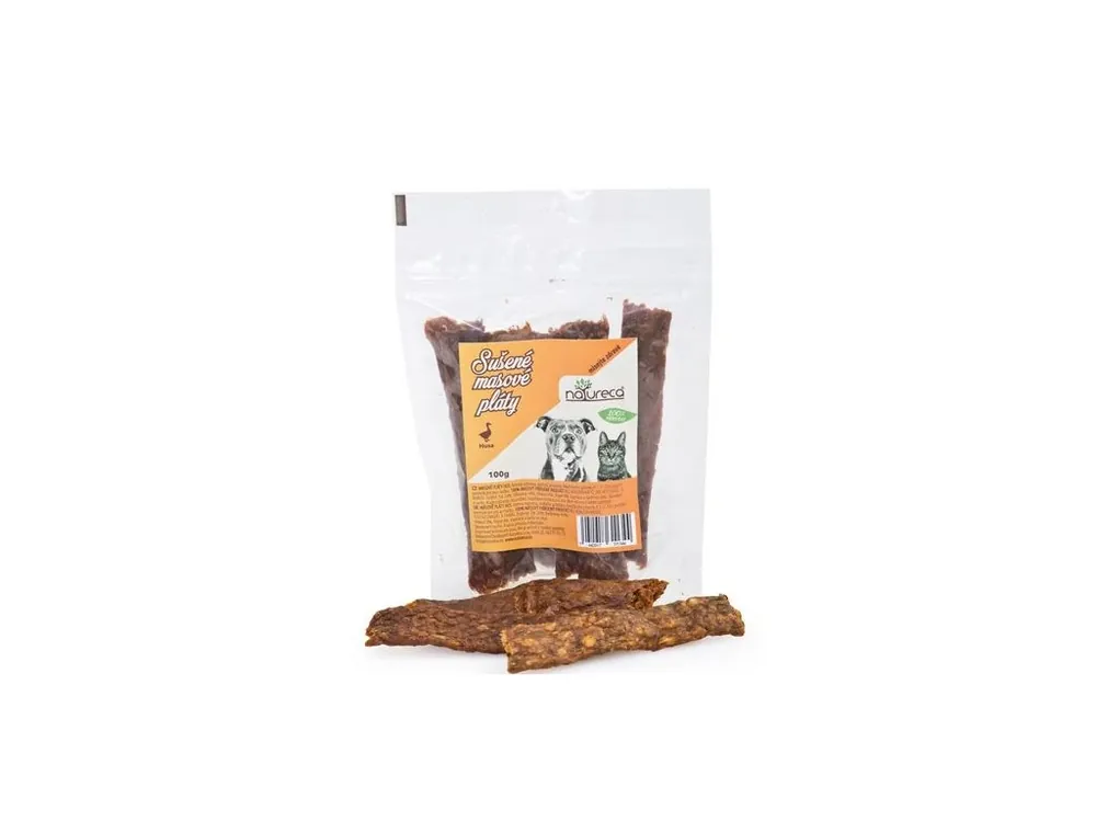 Omezená Nabídka NATURECA pochoutka 100% Masové pláty Krůta 100g