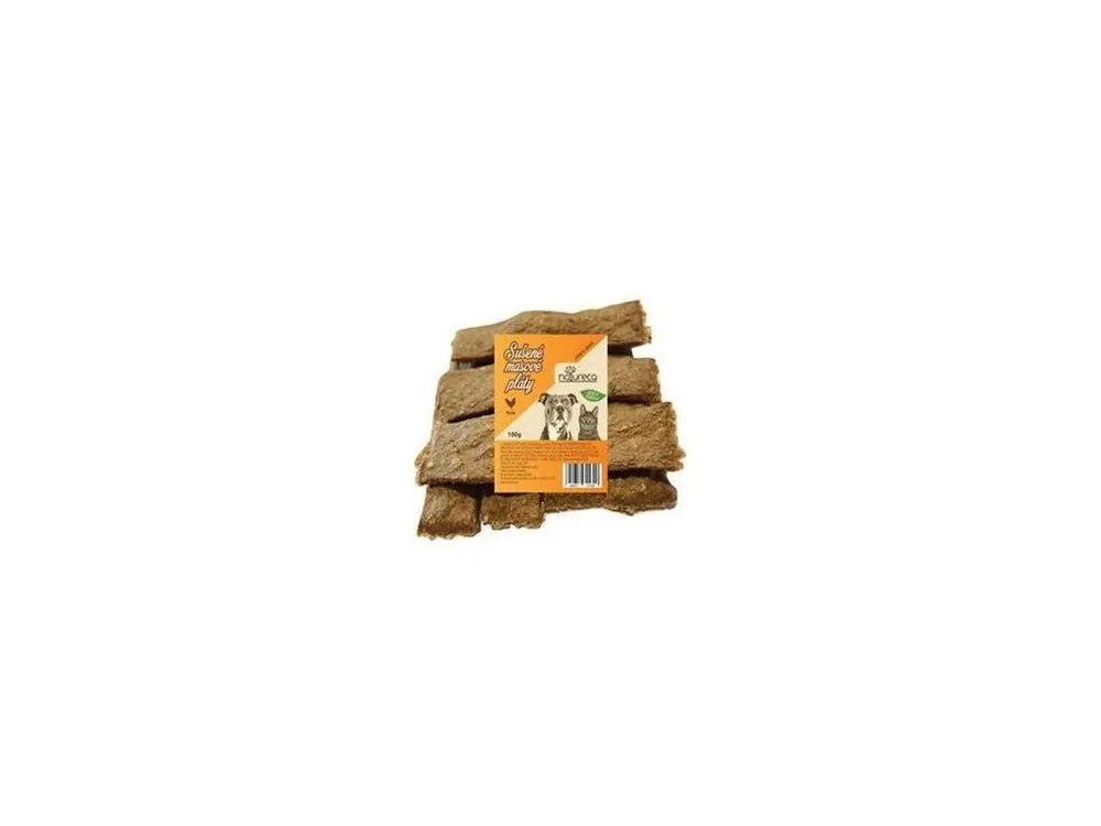 Originální NATURECA pochoutka Masové pláty Kuře 100g