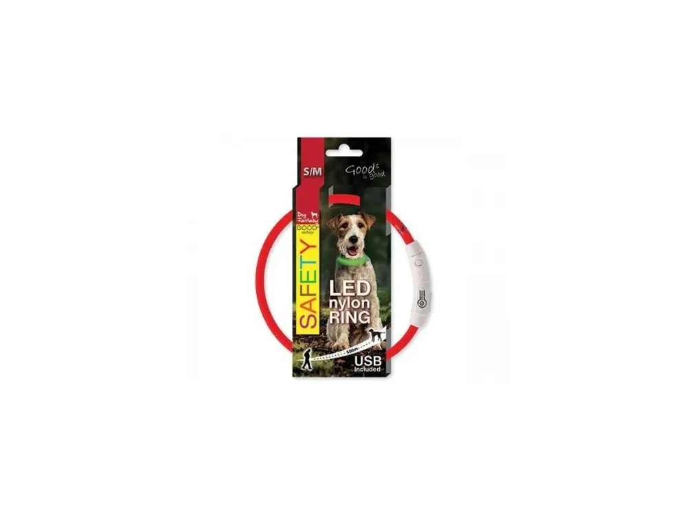 Nakupujte Hned Obojek DOG FANTASY světelný USB 45cm 1ks