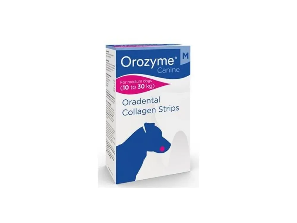 Bezpečná Platba Orozyme enzymatické plátky žvýkací pro psy M