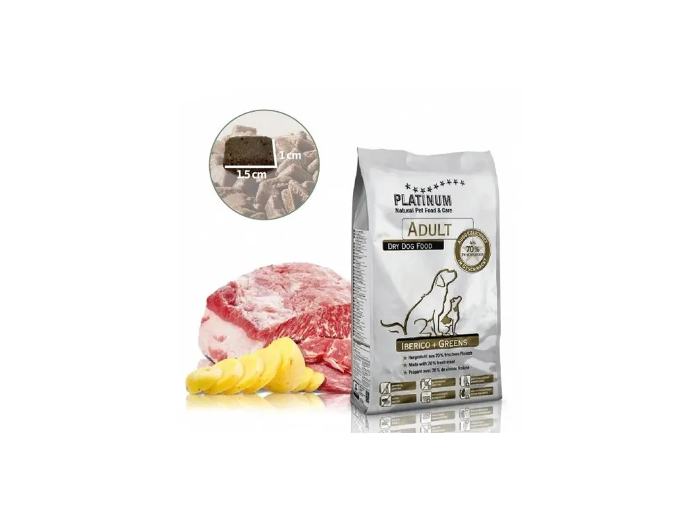 Platinum Adult Iberico se zeleninou 1,5kg Jen Po Omezenou Doba