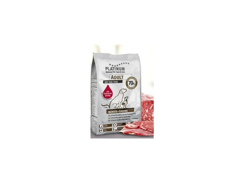 Platinum Adult Iberico/Greens 1,5kg Výprodej