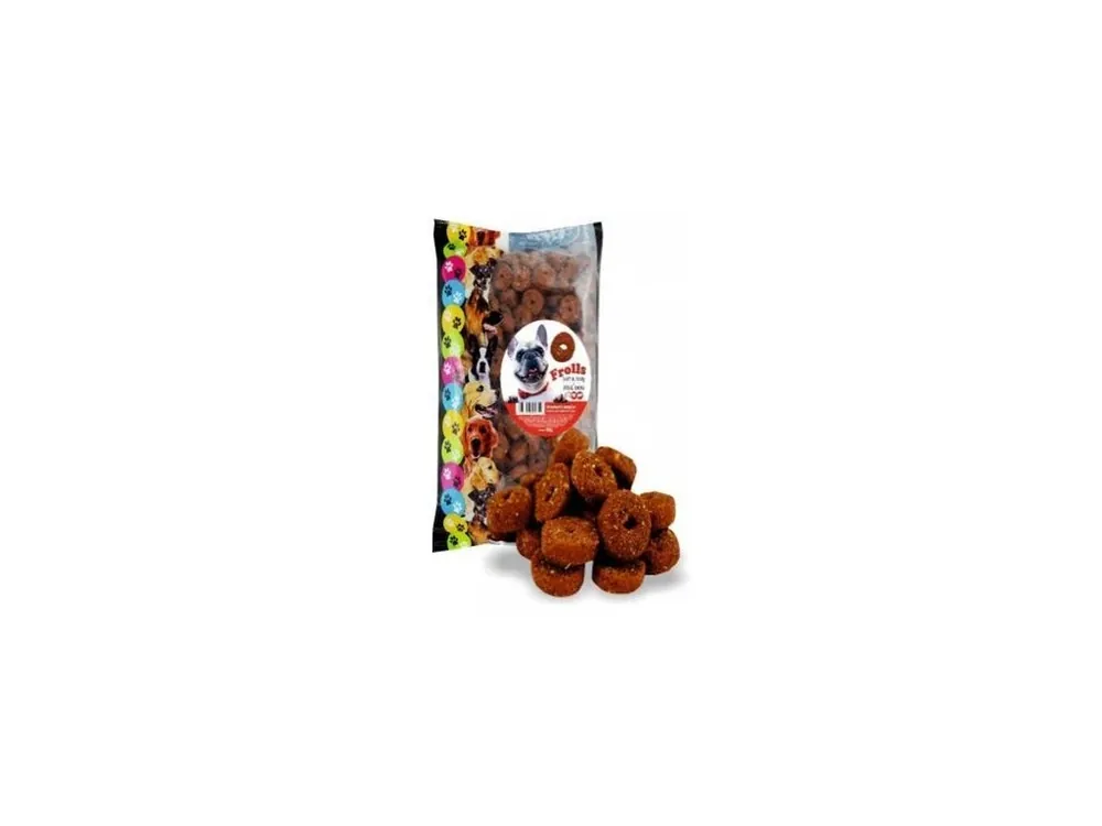 Pamlsek FINE DOG Frolls soft & tasty hovězí kola 400 g Akční Cena
