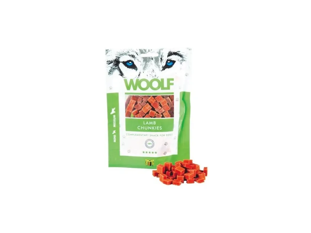Pochoutka WOOLF Lamb Chunkies 100g Cenově Výhodný