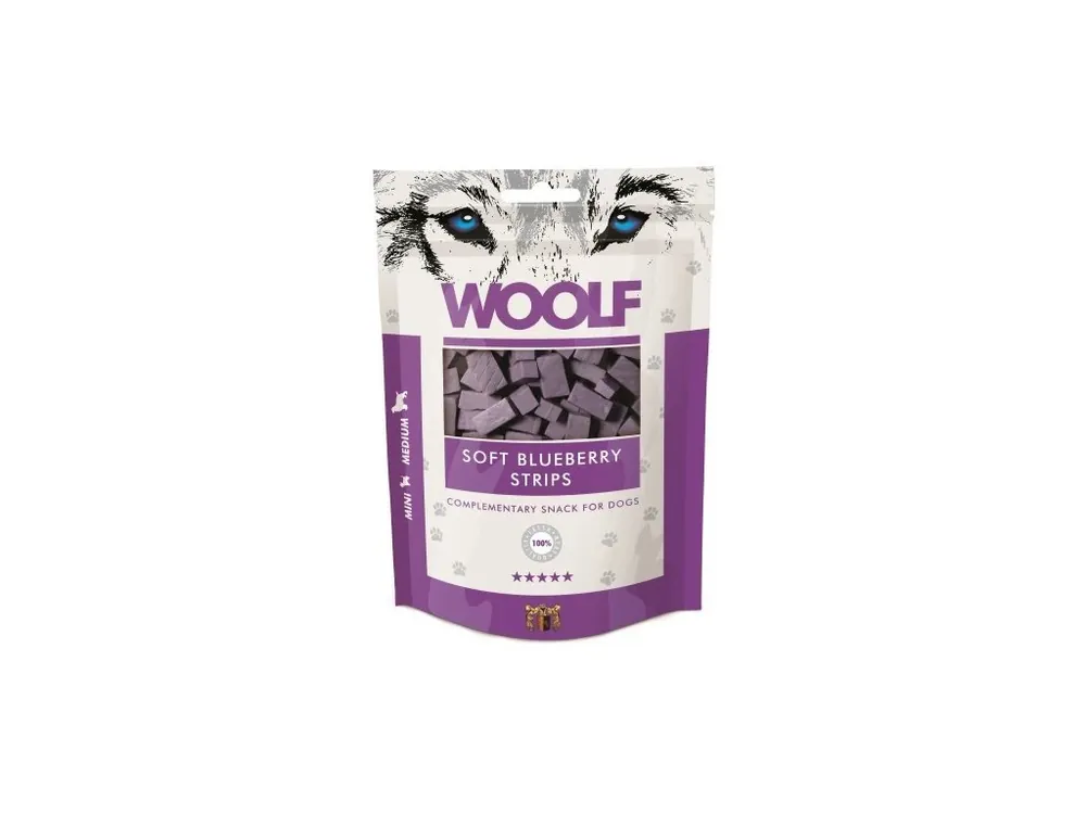 Pochoutka WOOLF Soft Blueberry 100g Expresní Doručení
