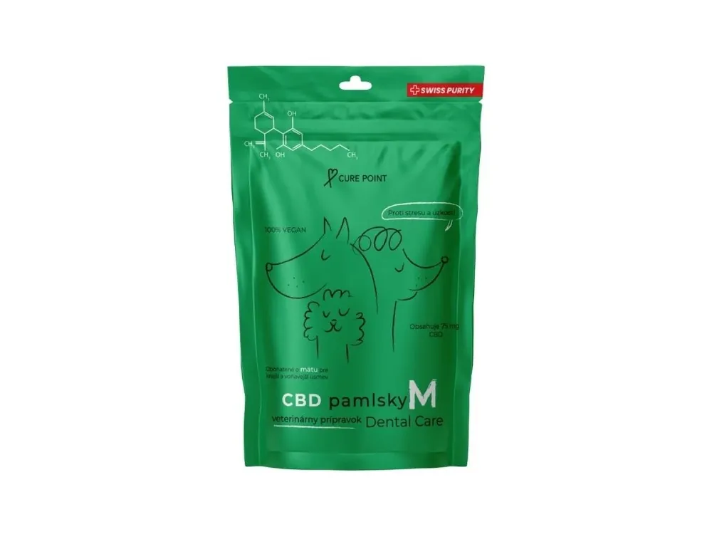 Curepoint CBD pamlsek Dental Care M 100 g Ihned K Objednání